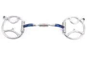 Cavalon Western D-Ring w/ Hooks Sweet Iron Barrel Snaffle Bit