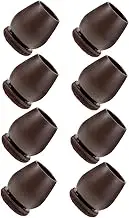 Gatuida 1set Table Leg Protectors Non Slip Chair Feet Covers Premium TPE Furniture Pads for Bar Stools Kitchen Dining Office Shock Absorption Scratch Resistant 8pcs