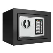 Small Safe with Keys&Code for Money Cash and Coin, Digital Mini Kids Safe Ban...