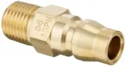 NITTO KOHKI COUPLING haikapura BRASS MALE THREAD Rc1/4 Rc1 BSBM 20pm