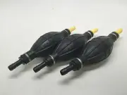 3PCS MARINE BOAT BLACK RUBBER JUMBO 3/8" PRIMER BULB HOSE FOR OUTBOARD FUEL TANK