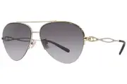 Coach C3447 HC7124 9005/8G Sunglasses Women's Light Gold/Grey Gradient 59mm