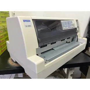 【恐龍爸的秘密基地】EPSON LQ-680C 整理點陣印表機 + 2隻新色帶 保固三個月 +5%可開發票