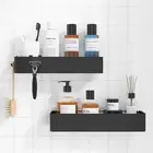 Large Shower Caddy, 2 Pk Adhesive Shower Shelf, No Drill Bath Caddy for Bathroom