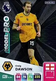Panini Premier League 2024 2025 Craig Dawson Model Pro Trading Card