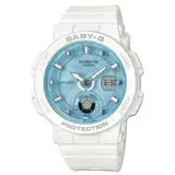 在飛比找遠傳friDay購物優惠-BABY-G 海洋風情雙顯女錶 樹脂錶帶 防水100米 世界