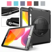 For iPad 10.2" 9th 8th 7th 9.7" 6th 5th Gen Tablet Shockproof Strap Case Cover