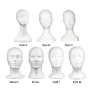 Foam Mannequin Head Wig Display Head Sturdy Durable Foam Mannequin Wig Stand for
