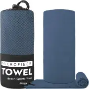 NNEOBA 1-pc Quick-Dry Microfibre Sports Towel (Navy Blue)