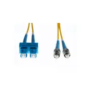 20M Sc St Os1 Os2 Singlemode Fibre Optic Cable Yellow
