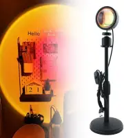 Sunset Lamp,Sunset Projection Lamp 4 Color Changeable Night Light Projector Led