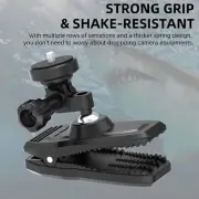 Universal Magnetic Mounts 360°rotatable Degree Backpack Clip For Sports Camera