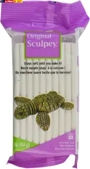 Polyform Original - 1Lb/454Gm - White Polymer Clay Accessory