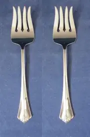 Oneida Stainless Flatware - WESTGATE - Large Serving Forks - SET OF TWO