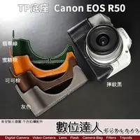 在飛比找蝦皮商城優惠-TP底座 Canon EOS R50 電池開孔底座 手工真皮