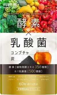 在飛比找Yahoo!奇摩拍賣優惠-日本製 PURELAB 酵素X乳酸菌 營養補給 維生素E 6