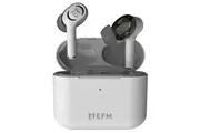 EFM TWS Atlanta Earbuds - With Dual Drivers and Wireless Charging - White