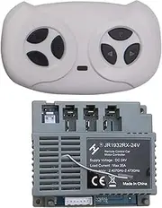 JR1932RX-24V Grey Kids Powered Ride on car 2.4G Bluetooth Remote Control and Receiver Kit Controller Control Box Accessories for Children Electric Ride On Car Replacement Parts