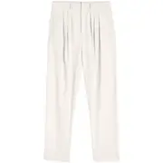 [Lemaire] Lemaire Pleated Tailored Pants 34 FR WHITE