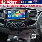 For 2005-2014 Toyota Hilux Head Unit Wireless Apple CarPlay Android Auto Navi 9"