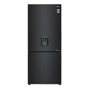 LG 420 Litre Bottom Mount Refrigerator - Matte Black