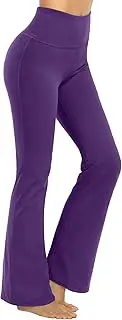 [AXKLBU] Bootcut Yoga Pants for Women High Waist Dress Pants Flare Leggings 29" 31" 33" Workout Pant for Casual Work