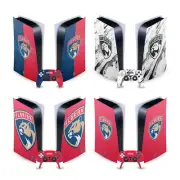 OFFICIAL NHL FLORIDA PANTHERS VINYL SKIN FOR SONY PS5 DIGITAL EDITION BUNDLE