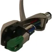 GENUINE AT-VM95E /H ELLIPTICAL CARTRIDGE+ AT STYLE HEADSHELL PRE MOUNTED SILVER