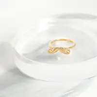 在飛比找momo購物網優惠-【ZANZAN 冉冉】金屬鬍子造型戒指(戒指)