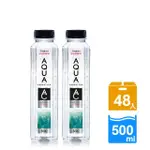 【AQUA CARPATICA喀爾巴阡】天然礦泉水PET瓶500MLX2箱(共48入)