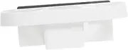 Healeved Hair Dryer Storage Shelf Wall Mounted Hair Tool Organizer for Bathroom Durable Design Smooth Edges Strong Load Bearing Capacity for Hair Dryers and Accessories