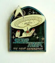 Star Trek The Next Generation TV Series Enamel Pin - New