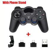 2.4 G Controller Gamepad Android Wireless Joystick Joypad with OTG Converter For PS3/Smart Phone For Tablet PC Smart TV Box 1-with-holder
