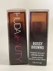 Huda Lip Stick Power Bullet Matte Lipstick 3G Boss Chick Bossy Brown Set Lot x 2