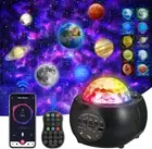 Galaxy Projector Night Light Starry Star Moon Bluetooth Music Lamp w/ Remote