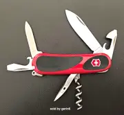Victorinox Swiss Army Knife, EvoGrip 10 Red/Black & 2.3803.C-X2, NIB
