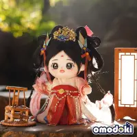 在飛比找蝦皮購物優惠-名創優品✨omodoki原創20cm棉花娃娃假髮娃用配件古風