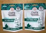 Guru Nanda Ultimate 2 in 1 Flossers, 2 Pack!!