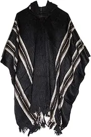 [Gamboa] Alpaca Hooded Poncho -