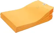 CAXUSD Business Mailing Envelopes Letter Size 100pcs Manila Clasp Envelopes Organizational Versatility