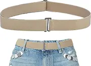 Stretchy Belt for Women - Adjustable and Invisible Tucky Belt,Effortless Wearing Elastic Belt for Women Sweater Pants Jeans Dresses Buniq