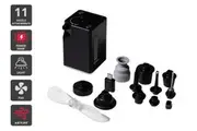 4-in-1 Air Pump, Power Bank, Fan and Light