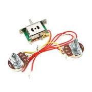 3 Way Toggle Switch 500K Pots Guitar Wiring Harness Kits Replacement with Jack