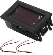 YOSADIER 1pc Digital Voltmeter and Ammeter Tester Voltage for Automotive and Electric Vehicles Measurement Range Easy Installation Readability
