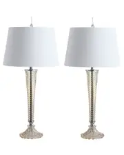 JONATHAN Y Set of 2 Caterina 32in Glass LED Table Lamps