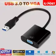 USB 3.0 to VGA Multi-Display Adapter Converter External Video Graphic Card