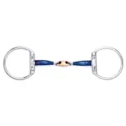 NY TACK Eggbutt Ring Sweet Iron Copper Lozenge Link Snaffle Horse Bit