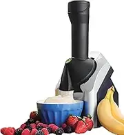 Home Ice Cream Maker 200W, Easy to Clean and Use, for Making Healthy Soft Serve Sherbet, Sorbet, Fruit Ice Cream, Frozen Yogurt