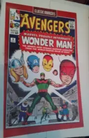 Avengers Poster #211 Issue 9 Cover Jack Kirby Wonder Man Enchantress Baron Zemo