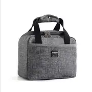 Portable Lunch Bag New Thermal Insulated Lunch Box Tote Cooler Handbag Bento Pouch Dinner Container School Food Storage Bags